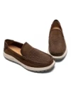 Mocasini Barbati din piele naturala 2852 BROWN | MELS