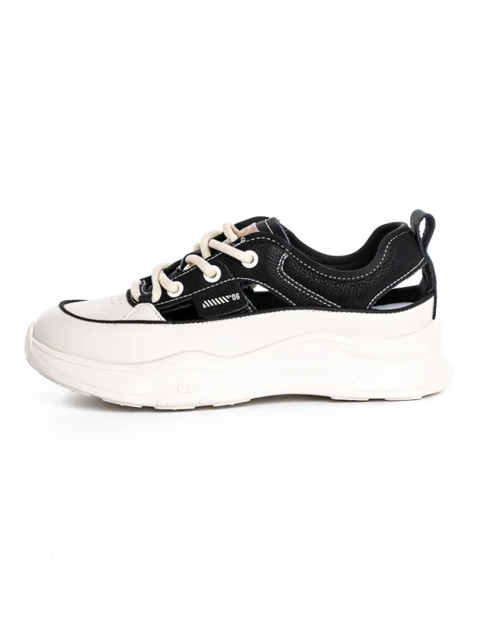 Pantofi Sport Dama din piele naturala 70136 BLACK | FRANCO GERARDO