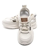 Pantofi Sport Dama din piele naturala 70136 CREAM | FRANCO GERARDO