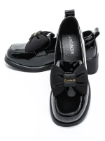 Pantofi Casual Dama din piele naturala TP2311-2 BLACK | ADVANCER