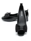 Pantofi cu Toc Gros TP2610-3 BLACK | ADVANCER