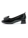 Pantofi cu Toc Gros TP2610-3 BLACK | ADVANCER