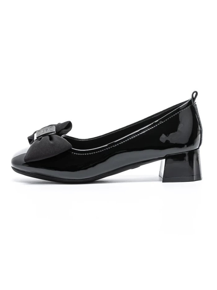 Pantofi cu Toc Gros TP2610-3 BLACK | ADVANCER