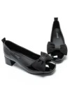 Pantofi cu Toc Gros TP2610-3 BLACK | ADVANCER