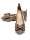 Pantofi cu Toc Gros TP2610-3 APRICOT | ADVANCER