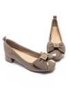 Pantofi cu Toc Gros TP2610-3 APRICOT | ADVANCER