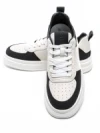 Pantofi Sport Barbati din piele naturala 6287 BLACK-WHITE | ADVANCER