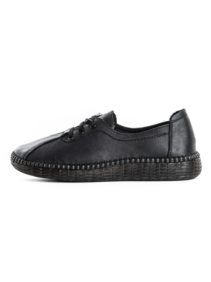 Pantofi Casual Dama din piele naturala 2810 BLACK | FORMAZIONE
