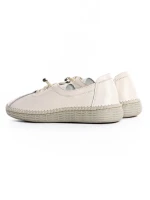Pantofi Casual Dama din piele naturala 2810 CREAM | FORMAZIONE