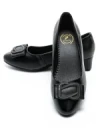 Pantofi cu Toc Gros 6885 BLACK | FORMAZIONE