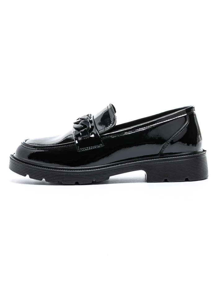 Pantofi Casual Dama din piele naturala 220139 BLACK | FORMAZIONE