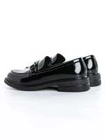 Pantofi Casual Dama din piele naturala 30024L BLACK | FORMAZIONE