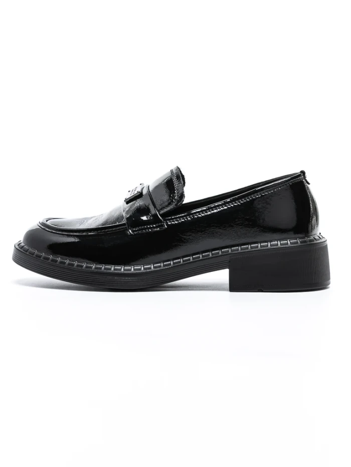 Pantofi Casual Dama din piele naturala 30902L BLACK | FORMAZIONE