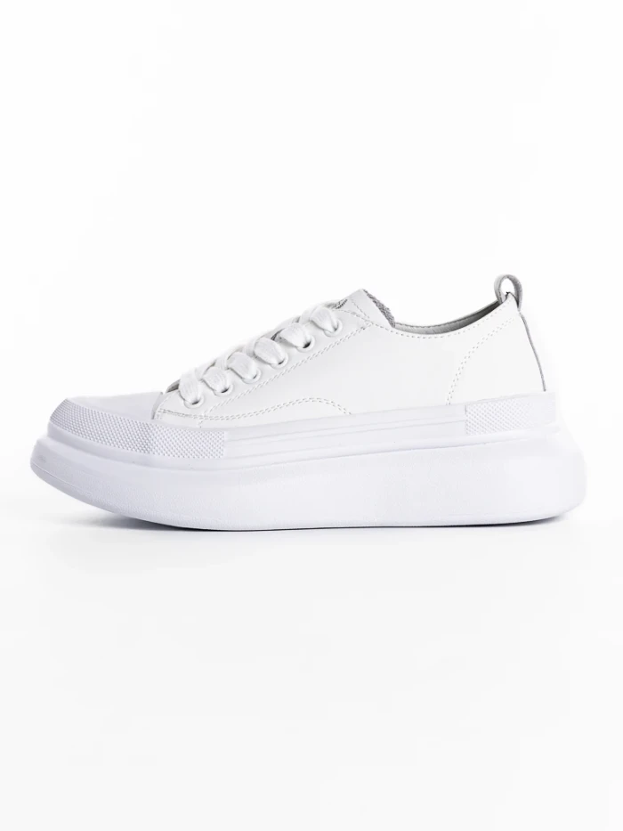 Pantofi Sport Dama din piele naturala 227802 WHITE | FRANCO GERARDO