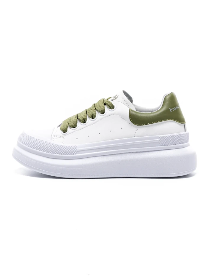 Pantofi Sport Dama din piele naturala 232806 GREEN | FRANCO GERARDO