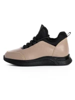 Pantofi Sport Dama din piele naturala 3757 KHAKI | FORMAZIONE