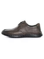 Mocasini Barbati din piele naturala 83053-1 Kaki | Mels » Pantoful.Ro