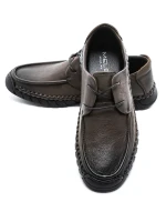 Mocasini Barbati din piele naturala 83053-1 Kaki | Mels » Pantoful.Ro