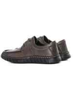Mocasini Barbati din piele naturala 83053-1 Kaki | Mels » Pantoful.Ro