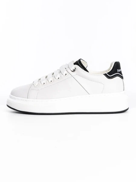 Pantofi Sport Barbati 8632 Alb-Negru » Pantoful.ro