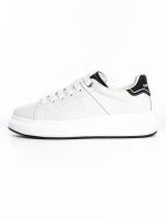 Pantofi Sport Barbati 8632 Alb-Negru » Pantoful.ro