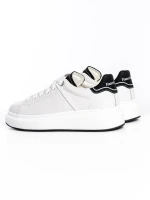 Pantofi Sport Barbati 8632 Alb-Negru » Pantoful.ro