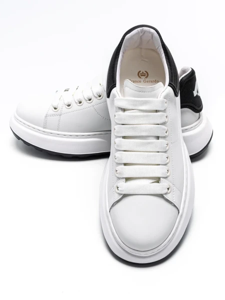 Pantofi Sport Barbati 8665 Alb » Pantoful.ro