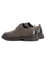 Pantofi Barbati din piele naturala  806003 Gri » Pantoful.ro