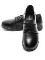 Pantofi Casual Dama din piele naturala 9056 BLACK | GALOP
