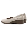 Balerini Dama din piele naturala 9723 CREAM | GALOP