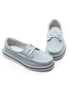 Pantofi Casual Dama din piele naturala K98104 LIGHT BLUE | GALOP