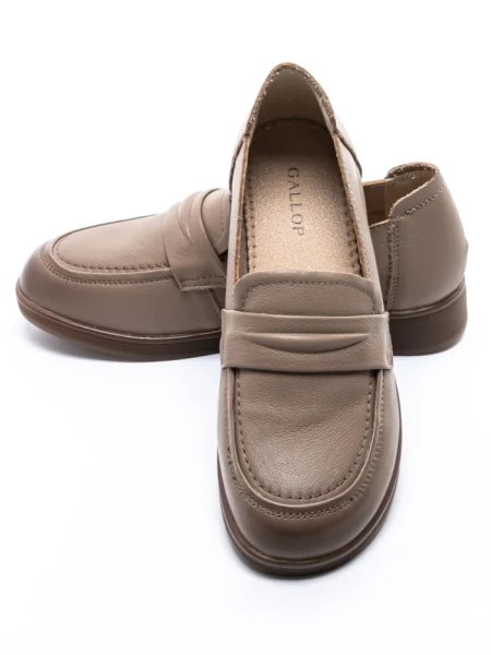 Pantofi Casual Dama din piele naturala 9066 APRICOT | GALOP