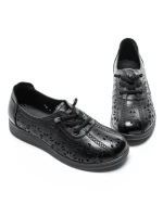 Pantofi Casual Dama din piele naturala 9067 BLACK | GALOP