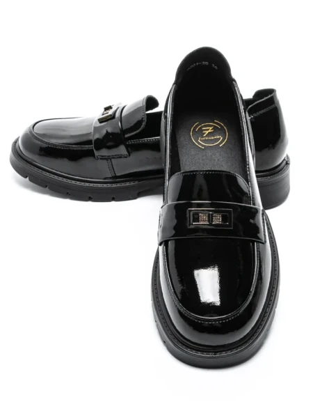 Pantofi Casual Dama din piele naturala 8301-35 BLACK | FORMAZIONE