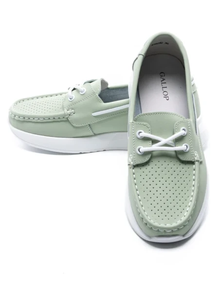 Pantofi Casual Dama din piele naturala K98292 GREEN | GALOP