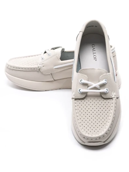 Pantofi Casual Dama din piele naturala K98292 APRICOT | GALOP
