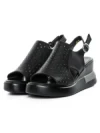 Sandale Dama din piele naturala 8130 BLACK | ADVANCER