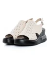 Sandale Dama din piele naturala 8130 CREAM | ADVANCER