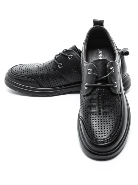 Pantofi Casual Barbati din piele naturala 883L-17 BLACK | ADVANCER