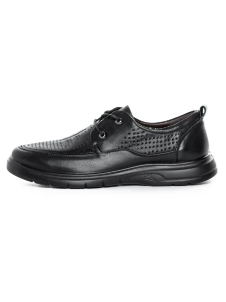 Pantofi Casual Barbati din piele naturala 883L-17 BLACK | ADVANCER