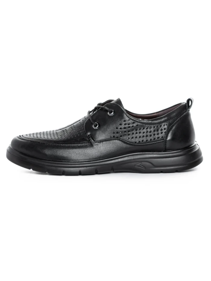 Pantofi Casual Barbati din piele naturala 883L-17 BLACK | ADVANCER