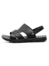 Sandale Barbati din piele naturala 7565D BLACK | ADVANCER