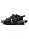 Sandale Barbati din piele naturala 7565D BLACK | ADVANCER