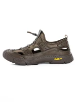 Pantofi Casual Barbati din piele naturala A93001 KHAKI | ADVANCER