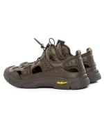 Pantofi Casual Barbati din piele naturala A93001 KHAKI | ADVANCER