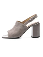 Sandale Dama din piele naturala K24095-7893 GREY | ADVANCER