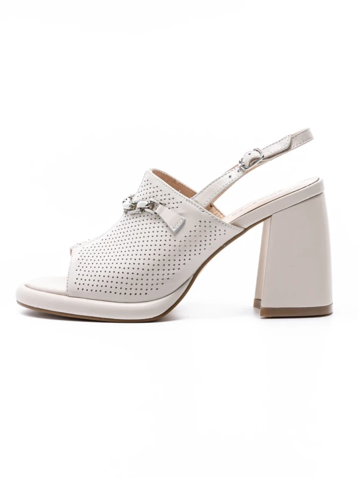 Sandale Dama din piele naturala K347-1 CREAM | ADVANCER
