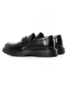 Mocasini Barbati din piele naturala 5NXE39 BLACK | PANTOFUL
