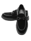 Mocasini Barbati din piele naturala 5NXE39 BLACK | PANTOFUL