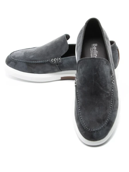Mocasini Barbati din piele naturala Z17051-33 GREY | BERLINER